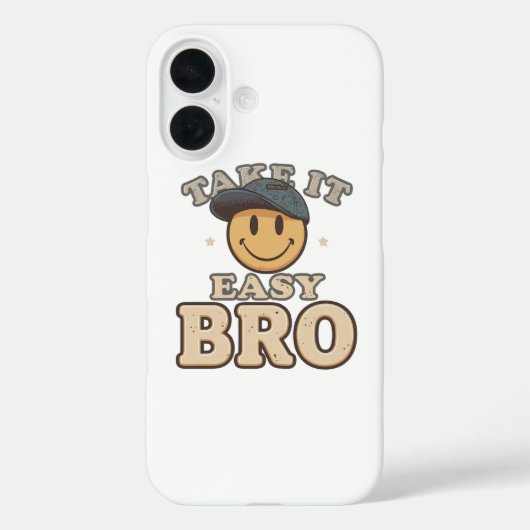 Retro-90er Smiley mit Hut Case-Mate iPhone Hülle (Rückseite)