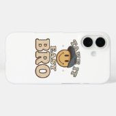 Retro-90er Smiley mit Hut Case-Mate iPhone Hülle (Rückseite (Horizontal))