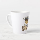 Retro-90er Smiley mit Hut Milchtasse (Linke Ecke)