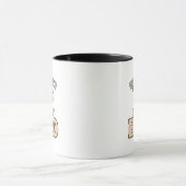 Retro 90er Smiley mit Hut Tasse (Zentrum)