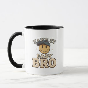 Retro 90er Smiley mit Hut Tasse