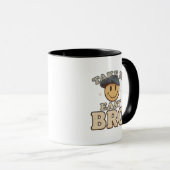 Retro 90er Smiley mit Hut Tasse (VorderseiteRechts)