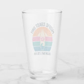 Retro-90er-Strandbekleidung - Pazifikküste Glas (Rückseite)