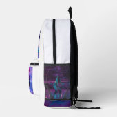 Retro 90s BackPack Neon Streetwear Bag Bedruckter Rucksack (Rechts)