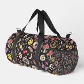 Retro 90s Celestial Psychedelic Pattern with Smile Duffle Bag (Rechte Ecke)