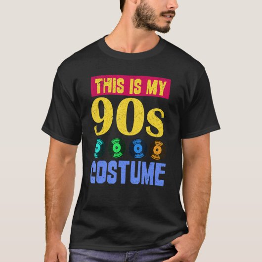 Retro 90s Costume  1990s Generation Nineties Party T-Shirt (Vorderseite)