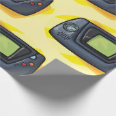 Retro 90s Handheld Game Console Gamer Geschenkpapier (Ecke)