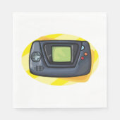 Retro 90s Handheld Game Console Gamer Serviette (Vorderseite)