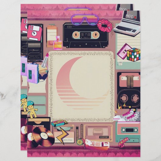 Retro 90's Letterhead (Vorne/Hinten)