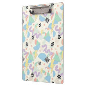 Retro 90s Memphis Aesthetic Pattern Klemmbrett (Links)