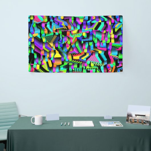 RETRO 90S-PATTERINHALT BANNER (Messeveranstaltung)