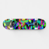 RETRO 90S PATTERN SKATEBOARD (Horizontal)