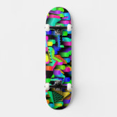 RETRO 90S PATTERN SKATEBOARD (Vorderseite)