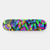 RETRO 90S PATTERN SKATEBOARD (Horizontal)
