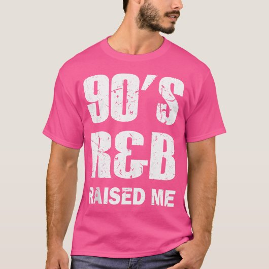 Retro 90's RB hat mich angehoben T-Shirt (Vorderseite)