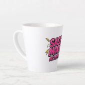 Retro 90s "Sass Mode Activated" Milchtasse (Linke Ecke)