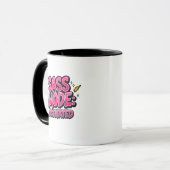 Retro 90s "Sass Mode Activated" Tasse (Vorderseite Links)