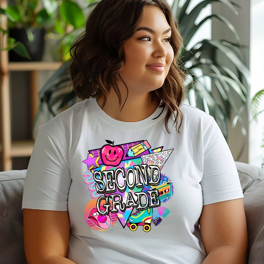 Retro 90's Second Grade Tshirt