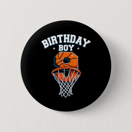 Retro 9. Geburtstag Junge Sketll Spieler Button (Vorderseite)