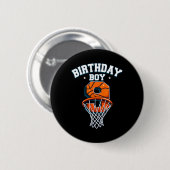 Retro 9. Geburtstag Junge Sketll Spieler Button (Vorne & Hinten)
