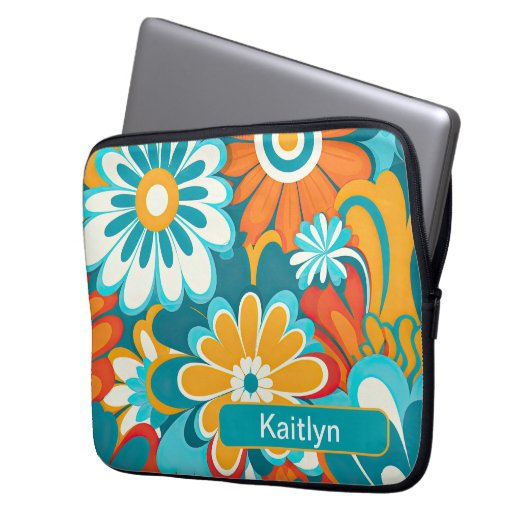 Retro 9 laptopschutzhülle (Vorderseite Links)