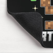 Retro 9th Birthday Boy Level 9 Video Gamer Pixel G Mousepad (Ecke)