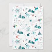 Retro A Go-Go Weihnachten Einladung (Vorderseite)