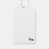 Retro A Go-Go Weihnachten Geschenkanhänger (Rückseite)