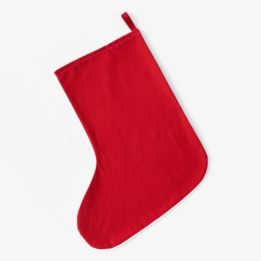 Retro A Go-Go Weihnachten Großer Weihnachtsstrumpf (Rückseite (Hängend))