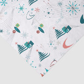 Retro A Go-Go Weihnachten Seidenpapier (Ausschnitt)