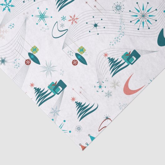 Retro A Go-Go Weihnachten Seidenpapier (Ausschnitt)