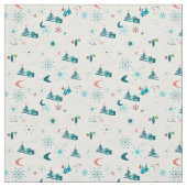 Retro A Go-Go Weihnachten Stoff (Muster)