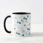 Retro A Go-Go Weihnachten Tasse (Links)