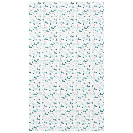 Retro A Go-Go Weihnachten Tischdecke (Vorderseite)