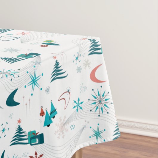 Retro A Go-Go Weihnachten Tischdecke (Beispiel)