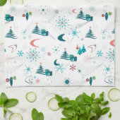 Retro A Go-Go Weihnachts-Küchentücher Geschirrtuch (Gefaltet)