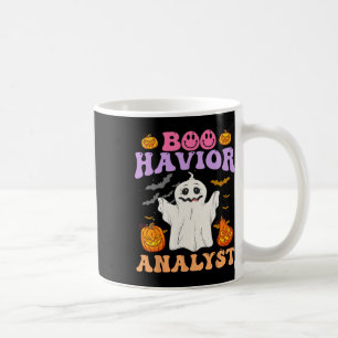 Retro A Therapeutic BC Halloween Ghost Boo Havior  Kaffeetasse