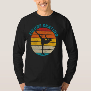 Retro Abbildung Skaten Vintag Skater Winter Ice Sk T-Shirt