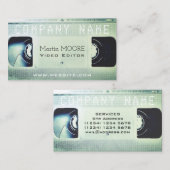 Retro Abdeckung heller Licht-VHS-Kassette Visitenkarte (Vorne/Hinten)