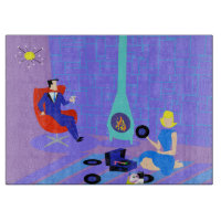 Retro-Abend auf der Zuhause Cutting Board