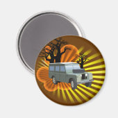 Retro-Abenteuer Magnet (Vorderseite/Rückseite)