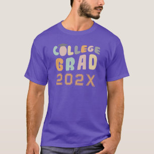 Retro Abschluss 2024 Lila T-Shirt