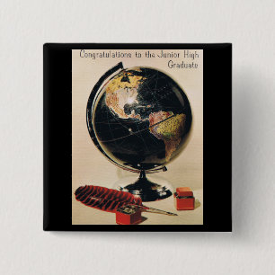 Retro-Abschluss Button
