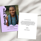 Retro-Abschluss Dankeskarte