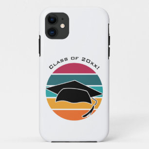 Retro Abschluss Graduate Cap Mortarboard Case-Mate iPhone Hülle