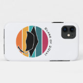 Retro Abschluss Graduate Cap Mortarboard Case-Mate iPhone Hülle (Rückseite (Horizontal))