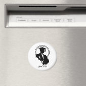 Retro Absolvent Magnet (In Situ (Geschirrspüler))