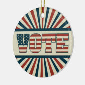 Retro Abstimmung, aller Gang Keramikornament (Links)