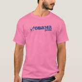 Retro-Abstimmung Obama 2008 T-Shirt (Vorderseite)