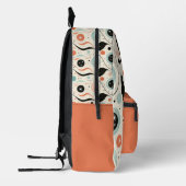 Retro Abstract  Bedruckter Rucksack (Links)